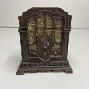 Vintage Decorative Tombstone-style‎ Radio  / Trinket Box